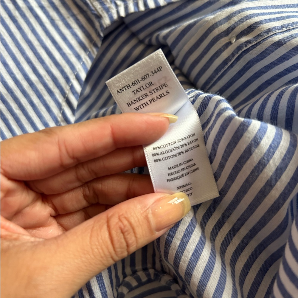 Nwt Rails Taylor Florence Stripe Button Down Shir… - image 8